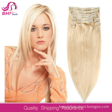 double drawn thick ends 36 inch hair extensions clip in